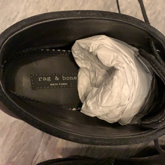 Rag & bone odval desert black wedge booties - Picture 7 of 7